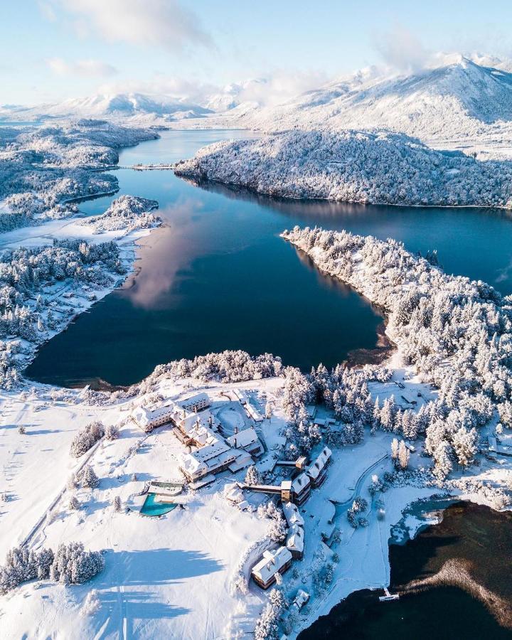 Llao Llao Resort, Golf-Spa San Carlos de Bariloche Exterior photo Aerial view of the lake